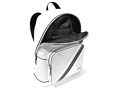 cooper embossed faux leather and logo stripe backpack Michael Kors Mens Large, Blue Signature, Large, Backpack : Buy Online at Best Price in KSA Our Cooper backpack makes an instant statement with its Signature Michael Kors backpack mens cooper