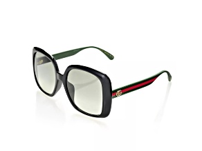 Gucci Unisex 56mm Square Frame Sunglasses