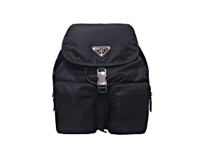 Prada Re-Nylon Black Drawstring Small Rucksack Backpack