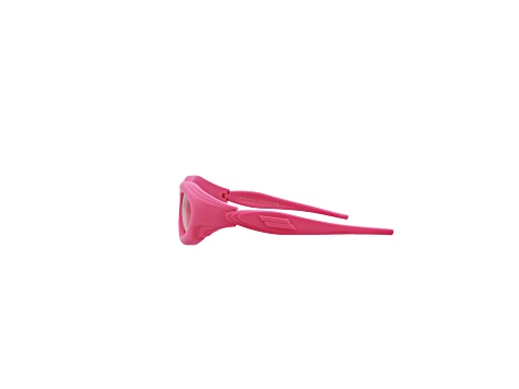 Bottega Veneta Oval Full-Frame Pink Injection Sunglasses  display picture 3