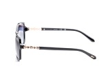 Guess Women's 58 mm Shiny Black  Sunglasses