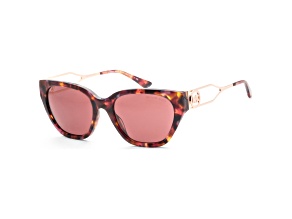 Michael Kors Women's Lake Como 54mm Pink Tortoise Sunglasses|MK2154-309975