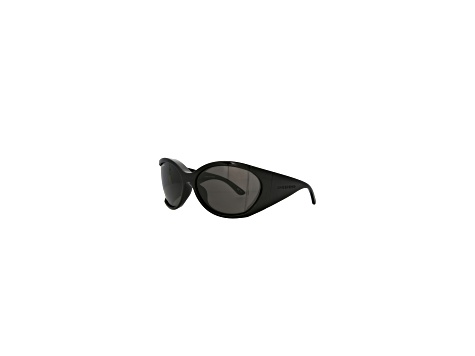 Shield-Frame Bio Injection Rilsan Sunglasses Balenciaga Shield Full-Frame Black Bio Injection Rilsan  main image 3