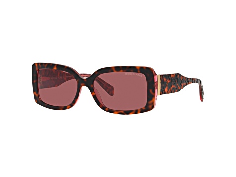 Michael Kors Women's Corfu 56mm Tortoise / Geranium Sunglasses