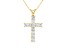 1.50ctw Diamond Cross Pendant in 14k Yellow Gold