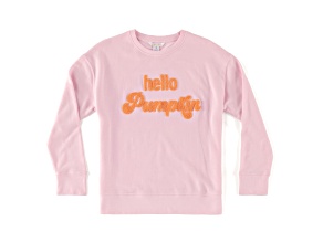 Shiraleah "HELLO PUMPKIN" Sweatshirt, Blush