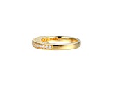 White Cubic Zirconia 18k Yellow Gold Over Sterling Silver Ring With Band 3.63ctw