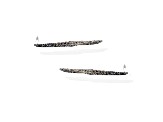 Off Park® Collection, Gunmetal-Tone Black Crystal Graduated Fringe Earrings.