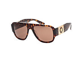 Versace Men's Fashion 57mm Havana Sunglasses | VE4436U-108-73