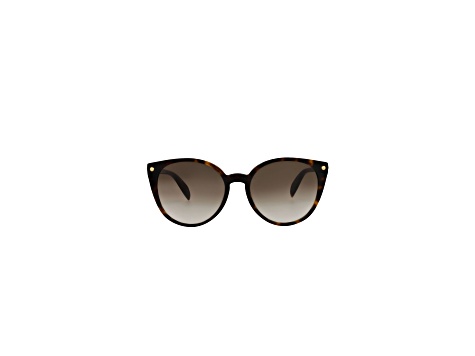 Alexander McQueen Round Tortoise Shell Sunglasses Alexander McQueen Round Full-Frame Brown Tortoise Acetate  main image 4