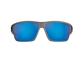 Flying Fisherman Mojarra Polarized Sunglasses Matte Gray Frame/Smoke Blue Mirror Lens