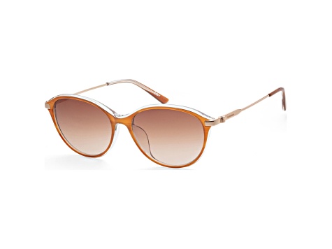 Calvin Klein Women's Platinum Label 56 Brown Crystal Sunglasses | CK19713SA-256