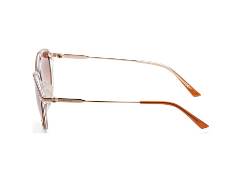Calvin Klein Women's Platinum Label 56 Brown Crystal Sunglasses | CK19713SA-256