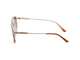 Calvin Klein Women's Platinum Label 56 Brown Crystal Sunglasses | CK19713SA-256