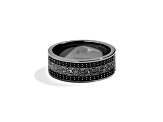 Star Wars™ Fine Jewelry In Carbonite Black Diamond Black Rhodium Over Silver Mens Ring 0.33ctw