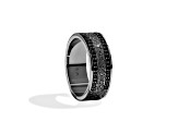 Star Wars™ Fine Jewelry In Carbonite Black Diamond Black Rhodium Over Silver Mens Ring 0.33ctw