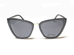 Kendall + Kylie Cat Eye Black Frame/ Gray Lenses Sunglasses