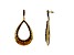Off Park® Collection, Gold-Tone Open Center Teardrop Shape Red Crystal Earrings.