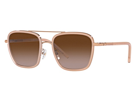 Tory Burch Women's Fashion 53mm Shiny Rose Gold/Pink Sunglasses | TY6090-332313