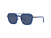 Tory Burch Women's Fashion 53mm Shiny Transparent Navy Sunglasses | TY6090-332280