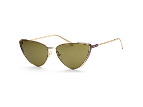 Ferragamo Women's Fashion 63mm Gold Burgundy Sunglasses | SF206S-744