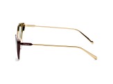 Ferragamo Women's Fashion 63mm Gold Burgundy Sunglasses | SF206S-744