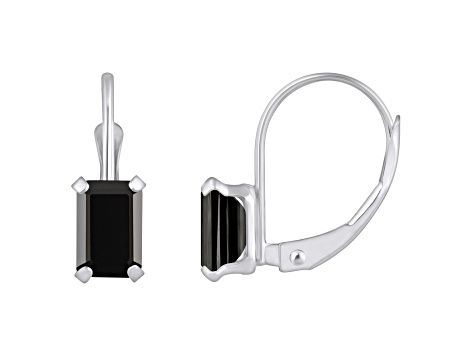 Black Swan Drop Earrings | Black Onyx, Rhodium | Sibylla Delphica