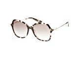 Longchamp Women's 57mm Havana Aqua Sunglasses
