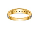 14K Yellow Gold AA Quality Ladies Wedding Band