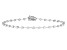 White Lab-Grown Diamond, Sterling Silver Bracelet 1.00ctw