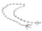 White Lab-Grown Diamond, Sterling Silver Bracelet 1.00ctw