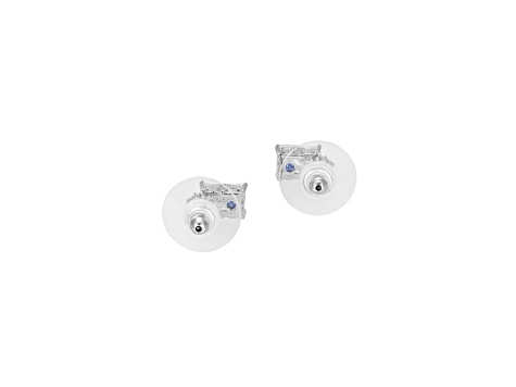 White Cubic Zirconia Platineve Stud Earrings 3.02ctw