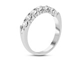0.75cttw 7 Stone Diamond Band Ring in 14k White Gold