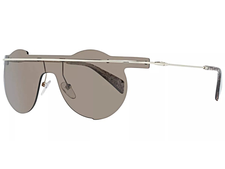 yamayama Yohji Yamamoto Gold Tone Frame / Black Lenses Shield Sunglasses