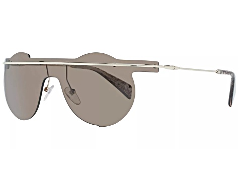 Yohji Yamamoto Gold Tone Frame / Black Lenses Shield Sunglasses