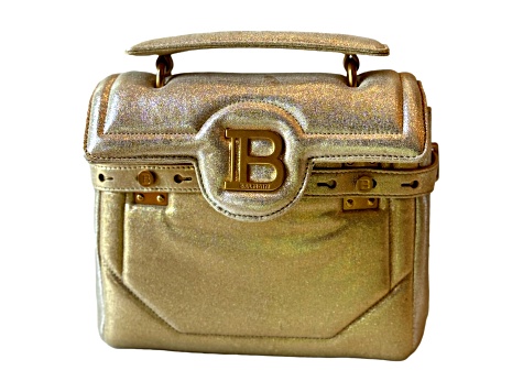 BALMAIN Bアミモノクラムショルタハック EN1BT920TJQY GFE B-Army handbag in monogrammed canvas and leather - Women