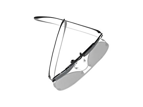 Chanel Black Aviator Frame / Gray Lenses Sunglasses - 13G6FA | JTV