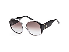 Ferragamo Women's Fashion 60mm Black Sunglasses|SF943S-6018007