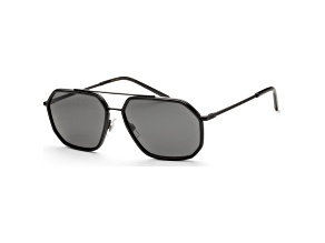 Dolce & Gabbana Men's 60mm Black Matte/Black Sunglasses