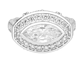 Judith Ripka 5.00ctw Bella Luce® Diamond Simulant Rhodium Over Sterling Silver Statement Ring
