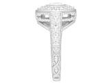 Judith Ripka 5.00ctw Bella Luce® Diamond Simulant Rhodium Over Sterling Silver Statement Ring