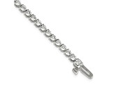 14K White Gold Lab Grown Diamond VS/SI GH, Tennis Bracelet