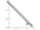 14K White Gold Lab Grown Diamond VS/SI GH, Tennis Bracelet