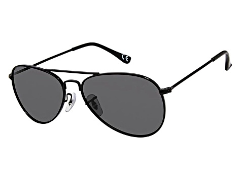Prive Revaux The Commando Caviar Black Frame / Gray Lenses Aviator Sunglasses