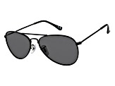 Prive Revaux The Commando Caviar Black Frame / Gray Lenses Aviator Sunglasses