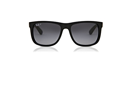 Ray-Ban Justin Matte Black Polarized Grey Gradient 54mm Sunglasses RB4165 622/T3