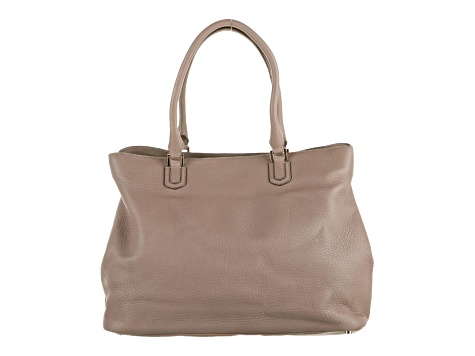 Giorgio Armani Taupe Top Handle Handbag - 13NBPA | JTV