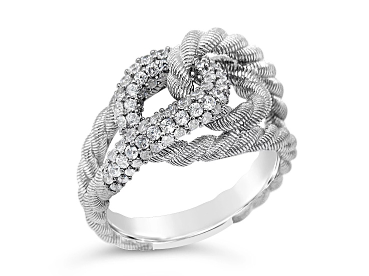 Judith Ripka 1.10ctw Bella Luce® Diamond Simulant Rhodium