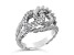 Judith Ripka 1.10ctw Bella Luce® Diamond Simulant Rhodium Over Sterling Silver Pave Link Ring