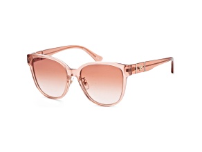 Versace Women's 57mm Peach Transparent Sunglasses